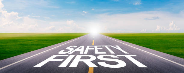 istock Safety First written on highway road 1842181852