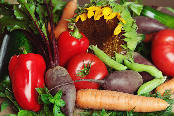 Fresh vegetables stock photo