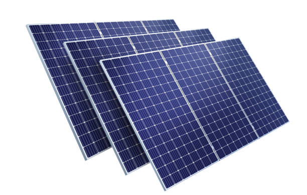 istock Solar panels stacked together. 3D rendered image.sustainable energy concept, save money, wealth, and reduce global warming. 1842184496