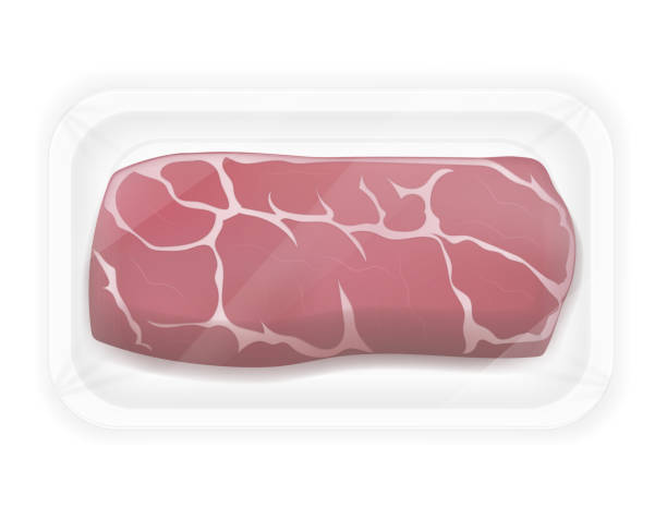 istock raw piece of meat cut into steaks vector illustration 1842192719