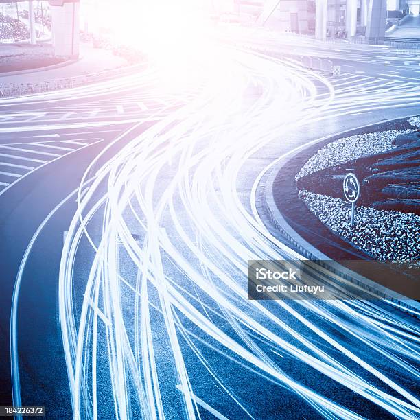 Light Trails Stock Photo - Download Image Now - Activity, Architecture, Awe