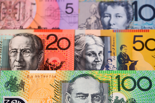 Australian money - Dollar a business background