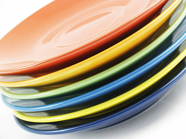 istock Collection of colorful dishes 184229041