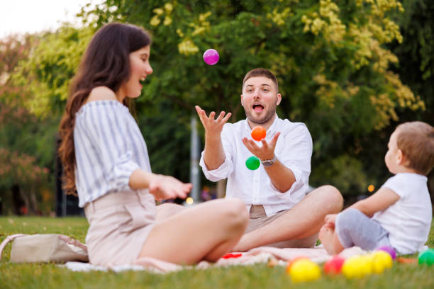 istock Young parents having picnic with their toddler son 1842317663