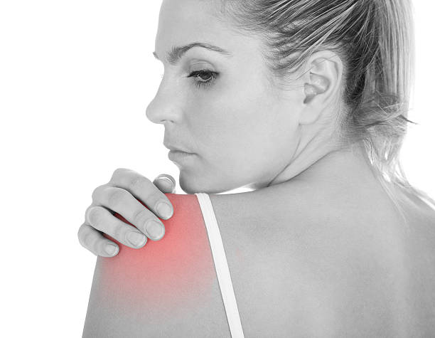 istock Woman having shoulder pain 184232638