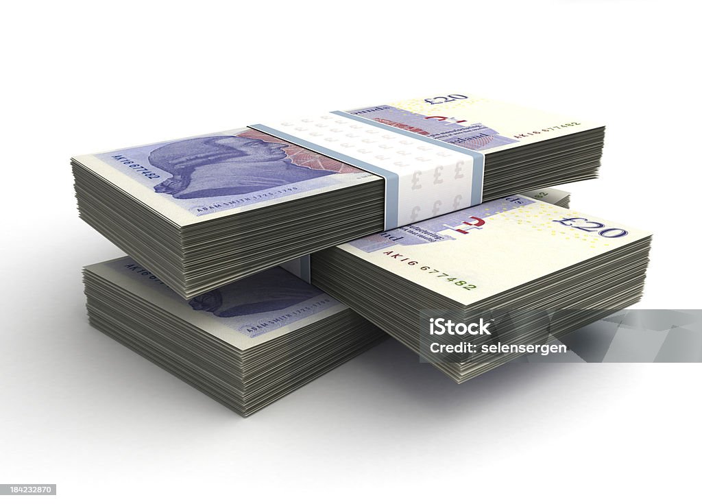 Pound Stack Stack Of Pound Stock Photo - Download Image Now - Banking, British ...