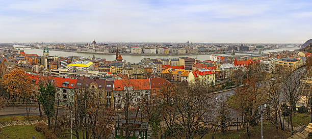 istock Panoramic view of Budapest city, Hungary 184233139