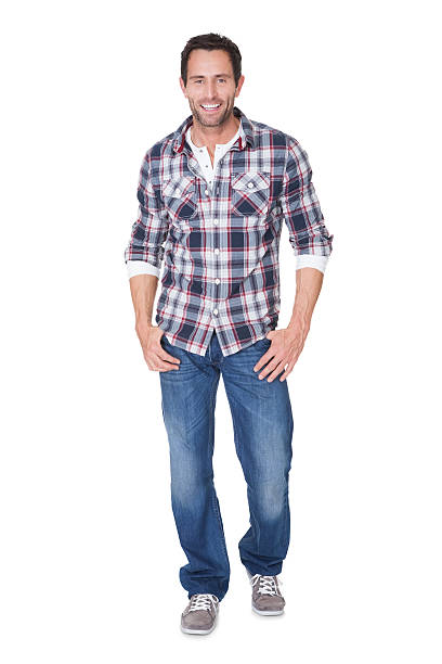 istock Portrait of happy middle age man 184235449