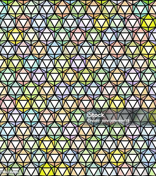 Abstract Rainbow Colored Pattern Backdrop With Triangular Shape Stock Photo - Download Image Now