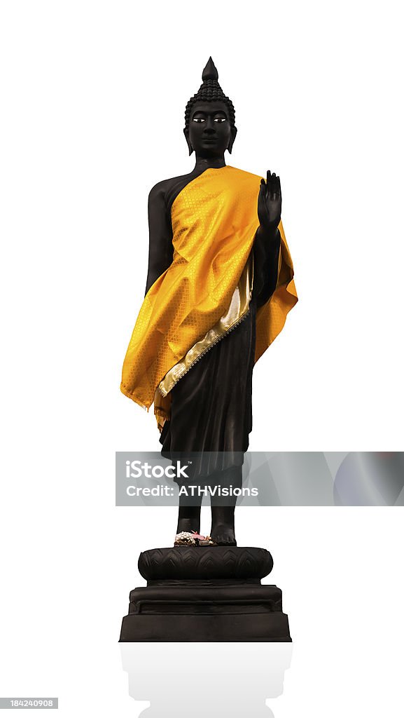 ブラックの仏像 Bor -トング寺院 - アジア大陸のロイヤリティフリーストックフォト