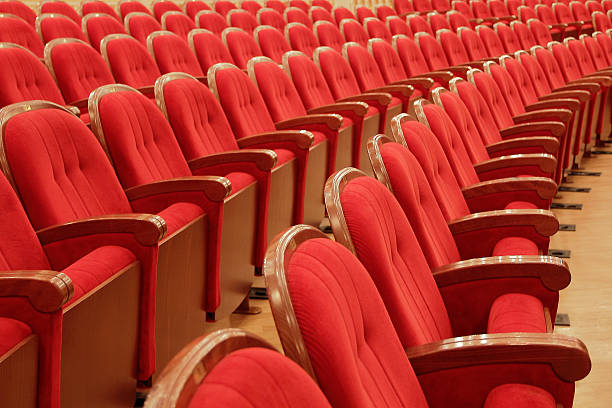 istock Background of theatrical red chairs 184241718