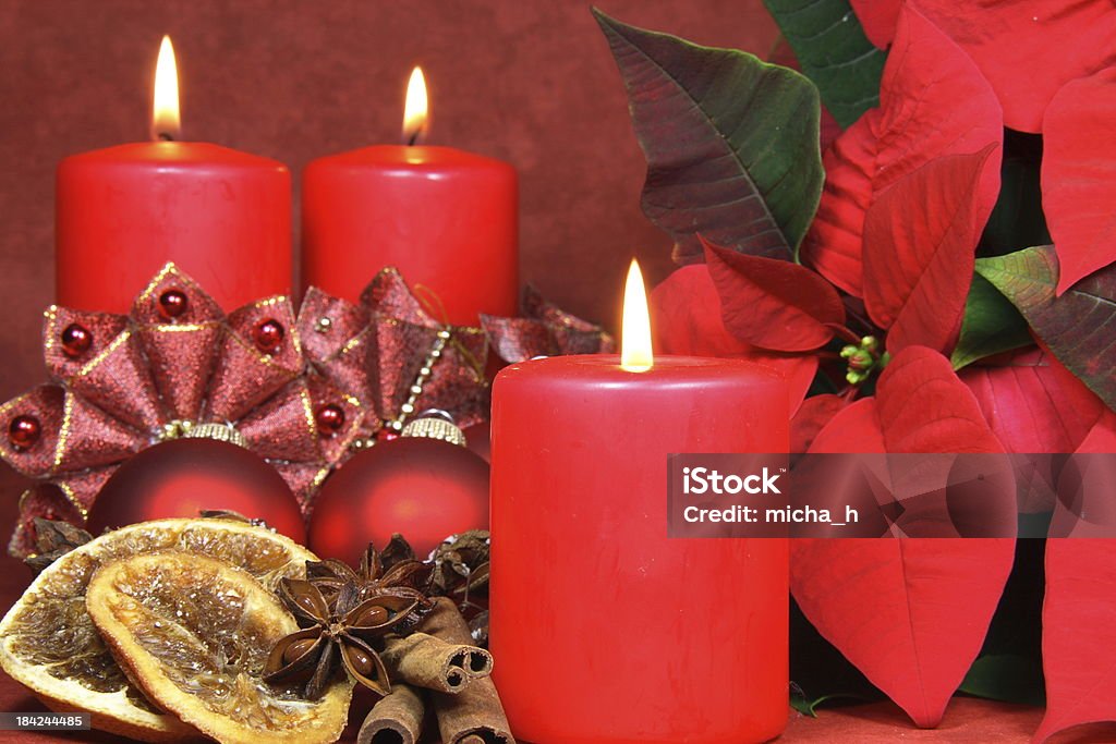 Weihnachtsstern - Foto stock royalty-free di A forma di stella