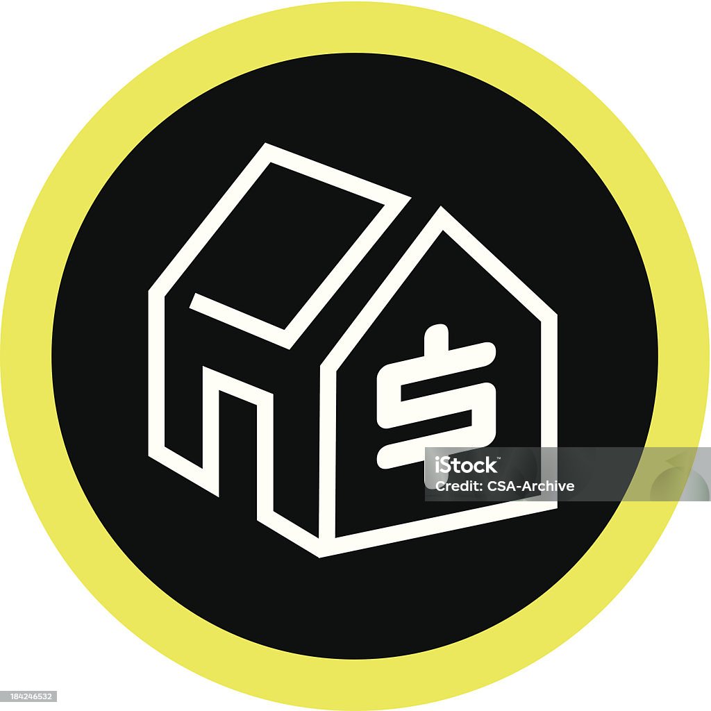 Housing Cost Architecture stock vector