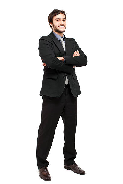 istock Young businessman full length 184248488