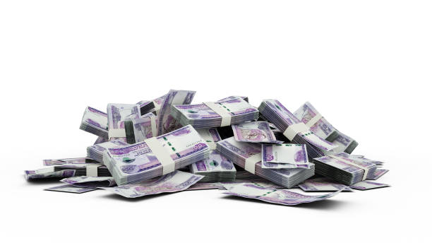 istock 3D Stack of 200 Ethiopian birr notes isolated on white background 1842493834