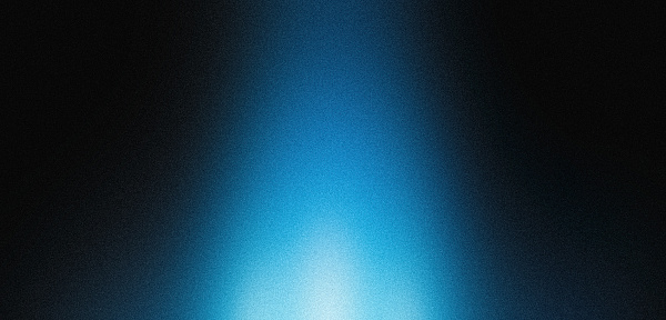 Blue Gradient Background Grainy Glowing Blue Light On Dark Backdrop ...