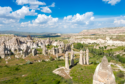 Love valley in Goreme village, Cappadocia, Turkey.