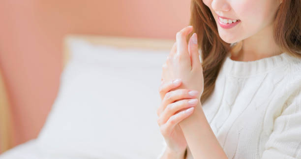 istock asian female fall skincare hand 1842574948