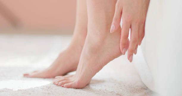 istock asian female fall skincare heel 1842575210