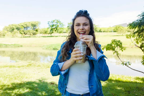 istock Young woman in a park 1842575240
