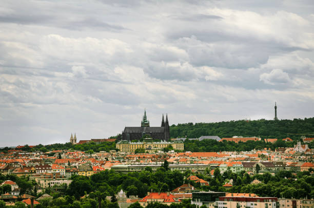 View of the Prague city - fotografia de stock