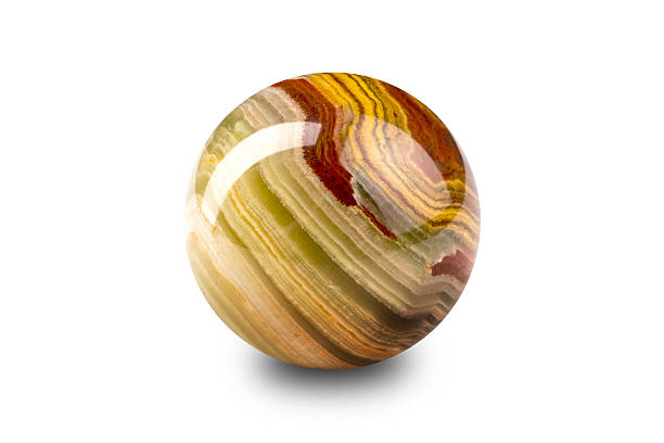 istock Ball of the semiprecious stone agate 184262091
