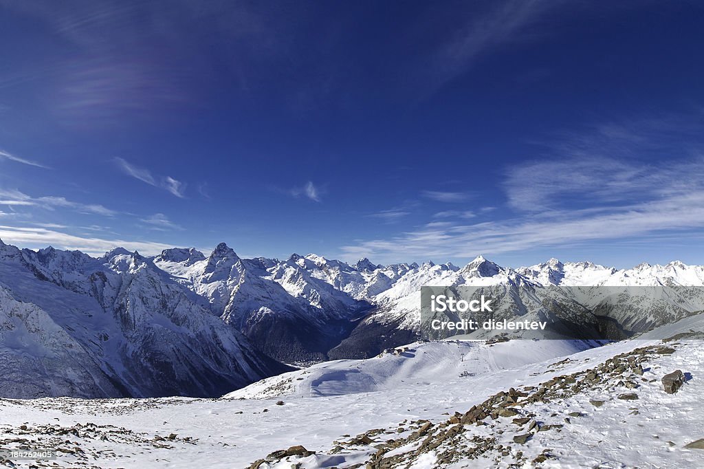 Кавказские горы - Стоковые фото Альпинизм роялти-фри