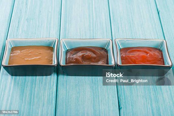 Asian Style Dips Stock Photo - Download Image Now - Asia, Asian Culture, Barbeque Sauce