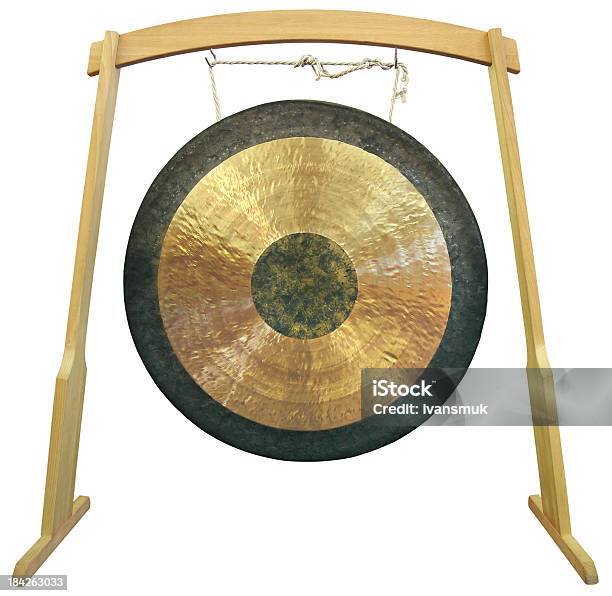 Gong Stock Photo - Download Image Now - Gong, Chinese Culture, Gold - Metal