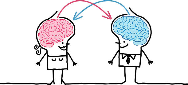 Mind Connection Cartoons 50+ Mind Reading Funny Stock Illustrations, Royalty-Free Vector ...