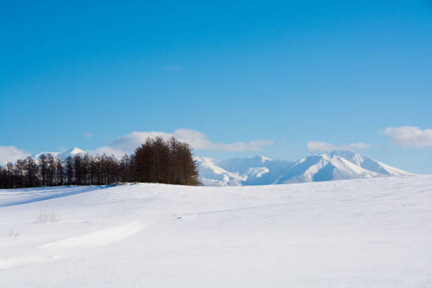 istock Blue sky and snowy mountain peaks 1842652855