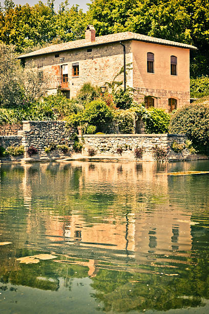 istock Bagno Vignoni Thermal Pool, Val d'Orcia in Italy 184265937