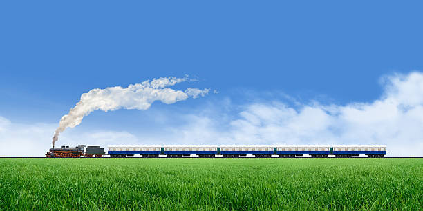 Long Train Running stock photo