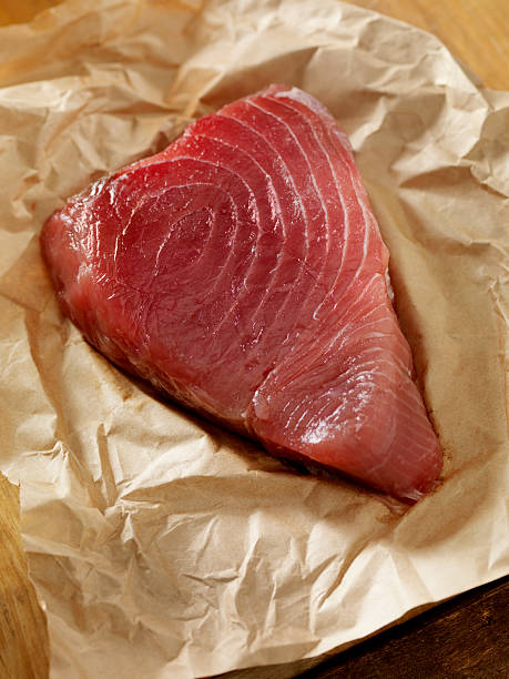 istock Raw Ahi Tuna Steak fresh from the Market 184266757