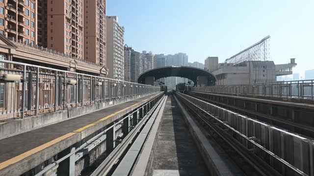 Operation of Macau Urban Light Rail Trains