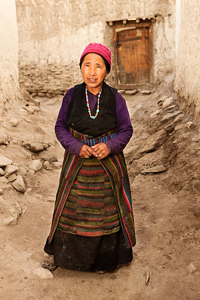 istock Tibetan woman, Mustang, Nepal 184267293