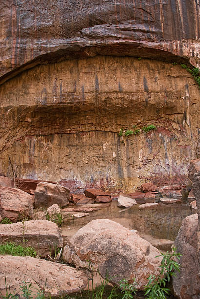 istock Grotto at the Base of a Cliff 184268327