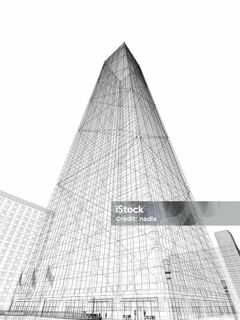抽象的な 3 D のアーキテクチャ - 建築のロイヤリティフリーストックフォト