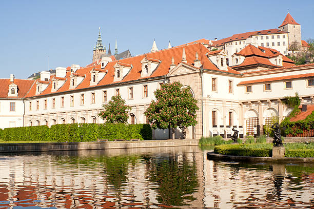 istock Springtime at Wallenstein Palace and garden in Prague 184269023