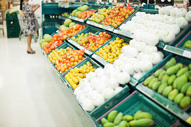 istock Groceries in a supermarket. 184269049