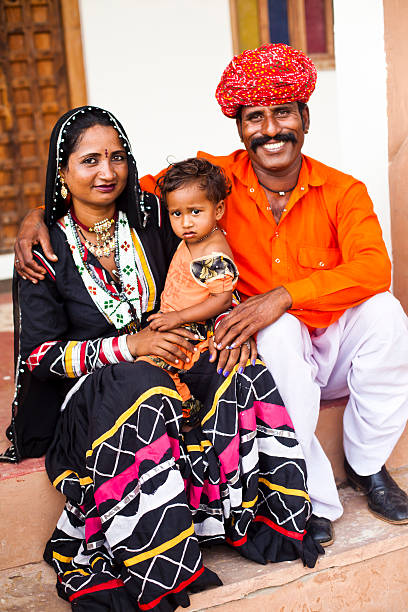 istock Cute Indian Family Smiling 184269194