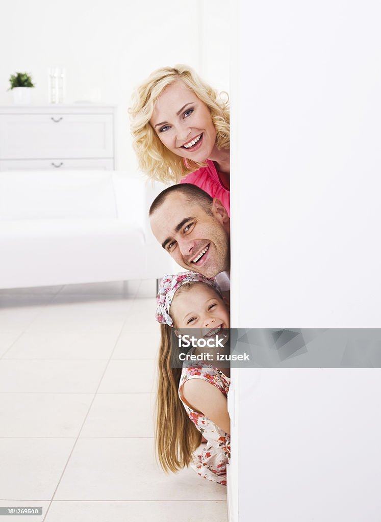 Feliz Retrato de familia - Foto de stock de 30-39 años libre de derechos