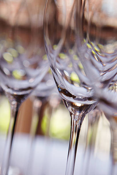 istock Close up of wine glasses 184269548