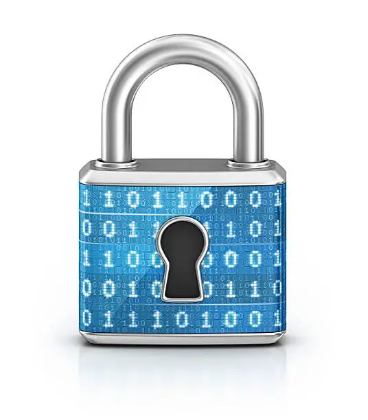 Photo of cyber locked padlock