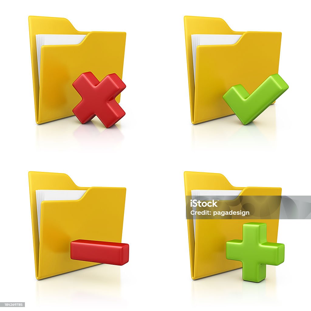 folders icons  Agreement Stock Photo