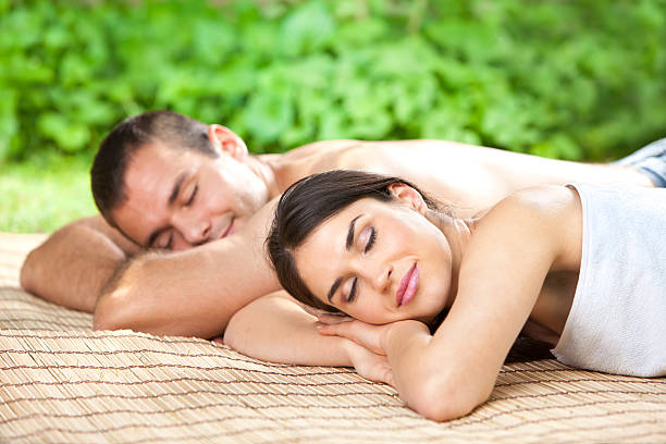 istock Young Couple Relaxing After Spa Treatment 184270083