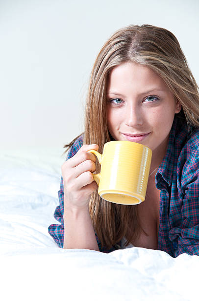 istock At home Series - Drinking coffee in bed 184270658