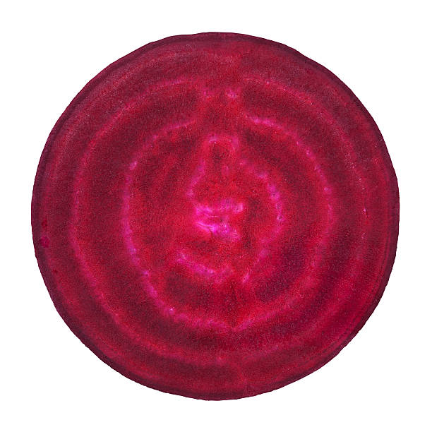 Beet portion on white Beet circle portion on white background. Clipping path included.Some vegetables from common beet photos stock pictures, royalty-free photos & images