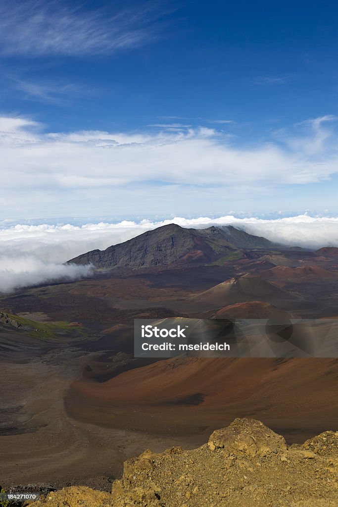 Haleakala 볼케이노 풍경, 마우이, 하와이, 미국 - 로열티 프리 0명 스톡 사진