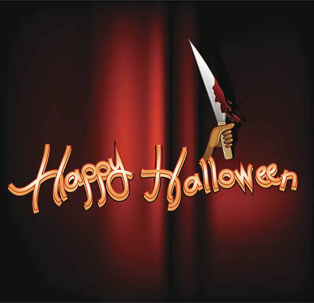 Vector illustration of halloween background